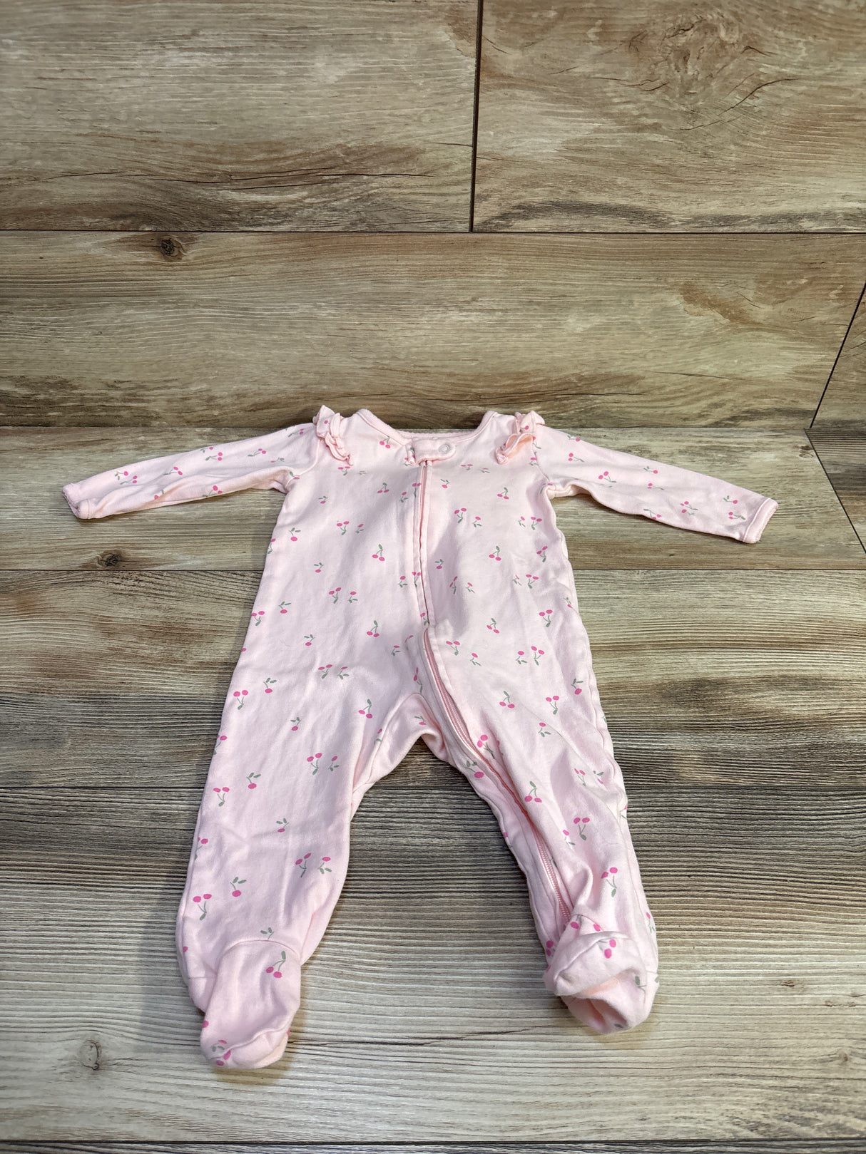 Just One You Cherry Sleeper Pink sz 9m