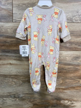 NEW Disney Baby Winnie The Pooh Sleeper Brown sz 0-3m