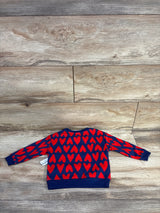 NEW Old Navy Heart Sweatshirt Navy sz 12-18m