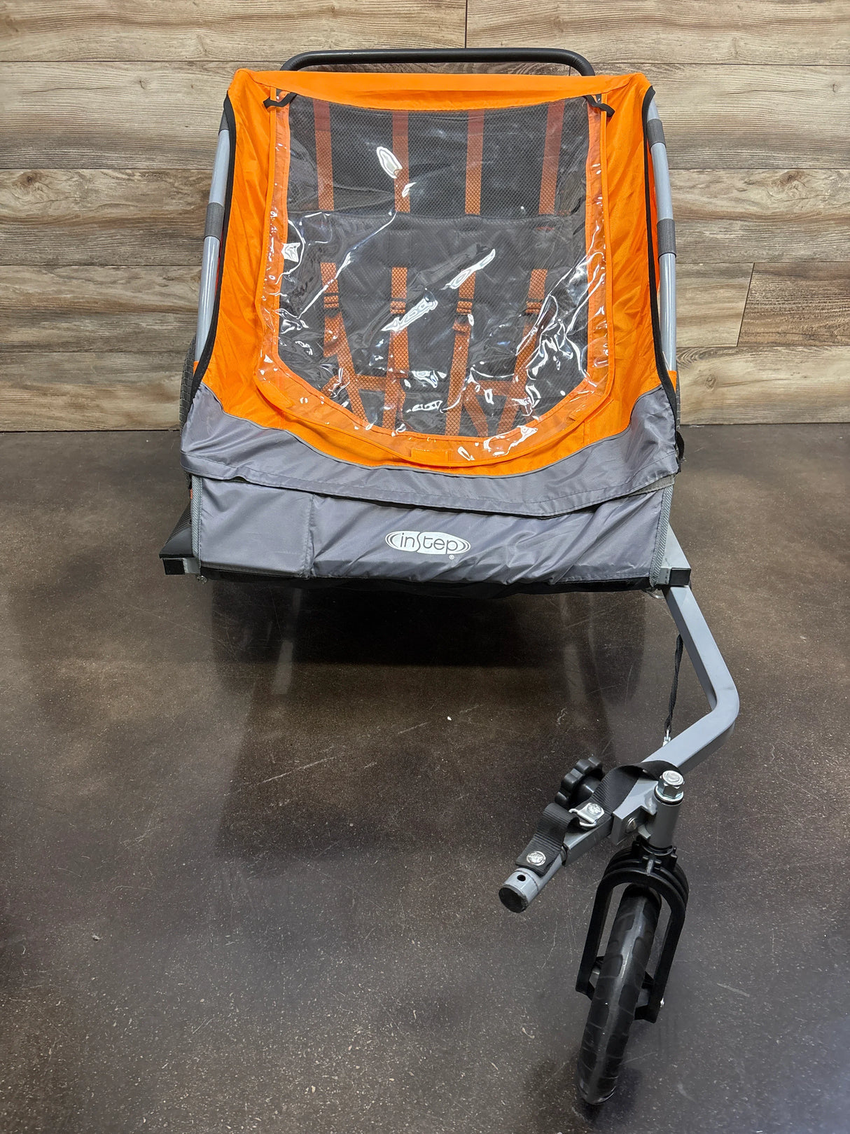 InStep Take 2 Double Bicycle Trailer, Orange