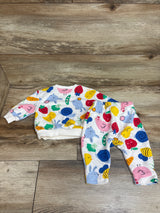 Old Navy Pullover Sweatshirt & Pants Set White sz 3-6m