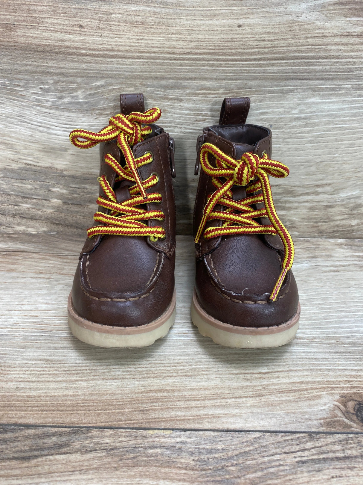 Cat & Jack Toddler Greyson Boots Brown Sz 5c