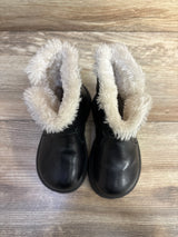 Fur Lined Fashion Boots, Black sz 9c