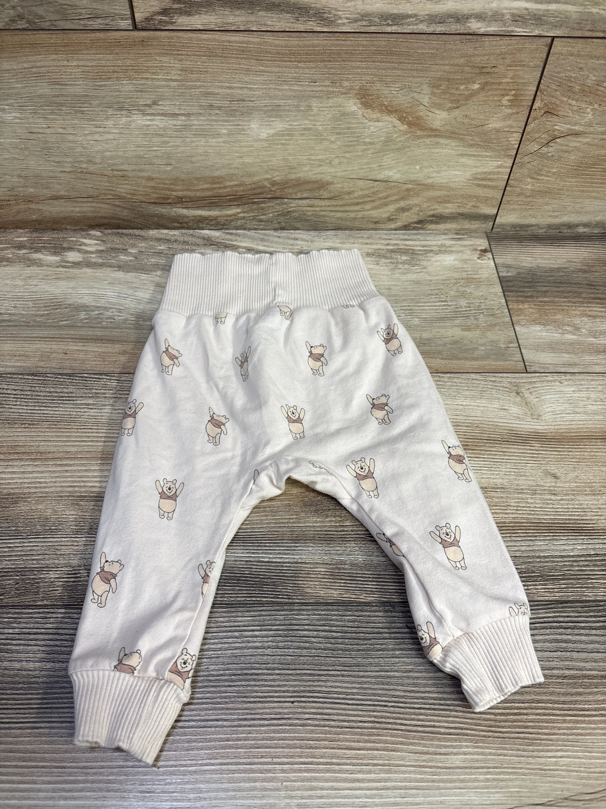 H&M x Disney Winnie The Pooh Fold-Over Leggings Beige sz 9m