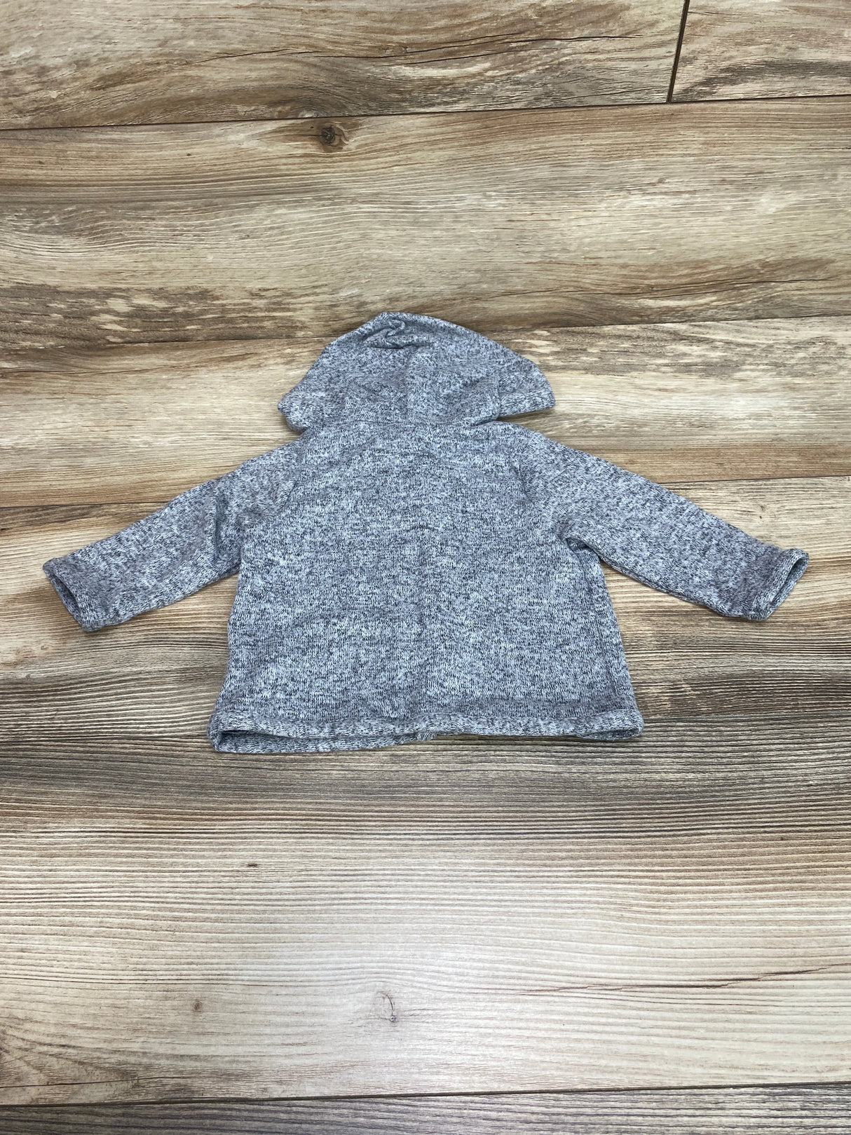 Old Navy Snap Front Sweater Hoodie Grey sz 3-6m