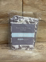 NEW Kids n Such Minnky Nursing Pillow Cover - Grey Arrows