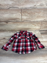 Okie Dokie Plaid Flannel Red sz 3T