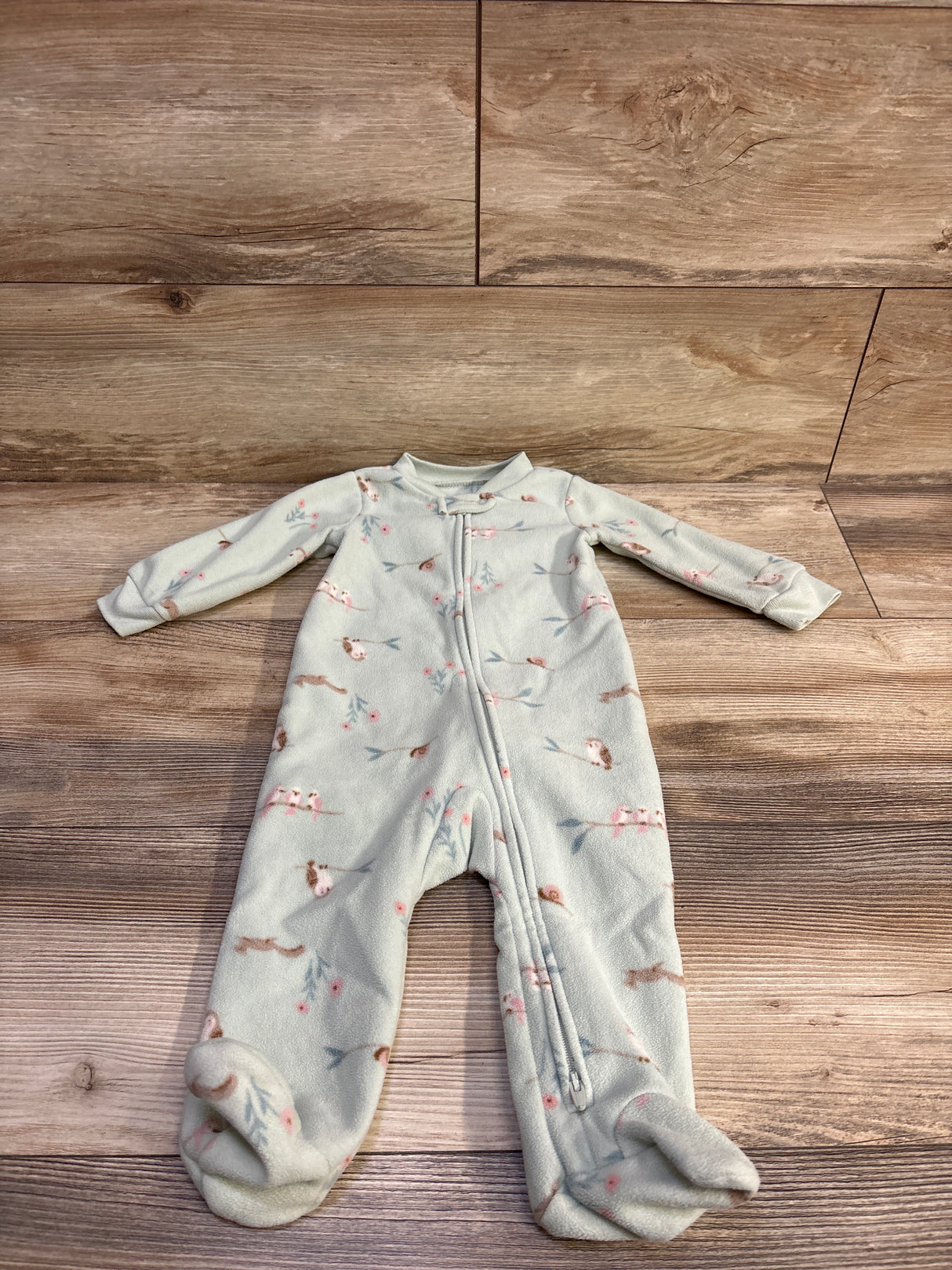 Carter's Blanket Sleeper Green sz 9m