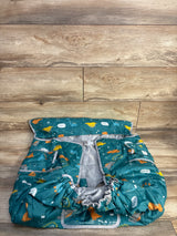 Lumiere Baby Shopping Cart Cover in Green Dino