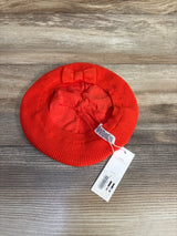NEW Janie & Jack Sweater Bow Beret Orange sz 2-3T