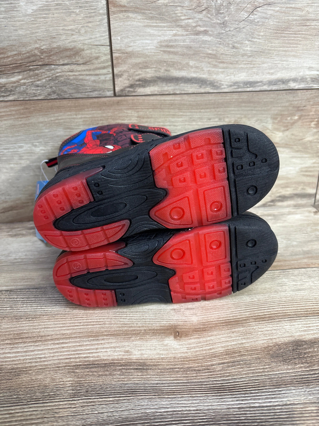 NEW Marvel Spider-Man Light-Up Winter Boots Black sz 13c