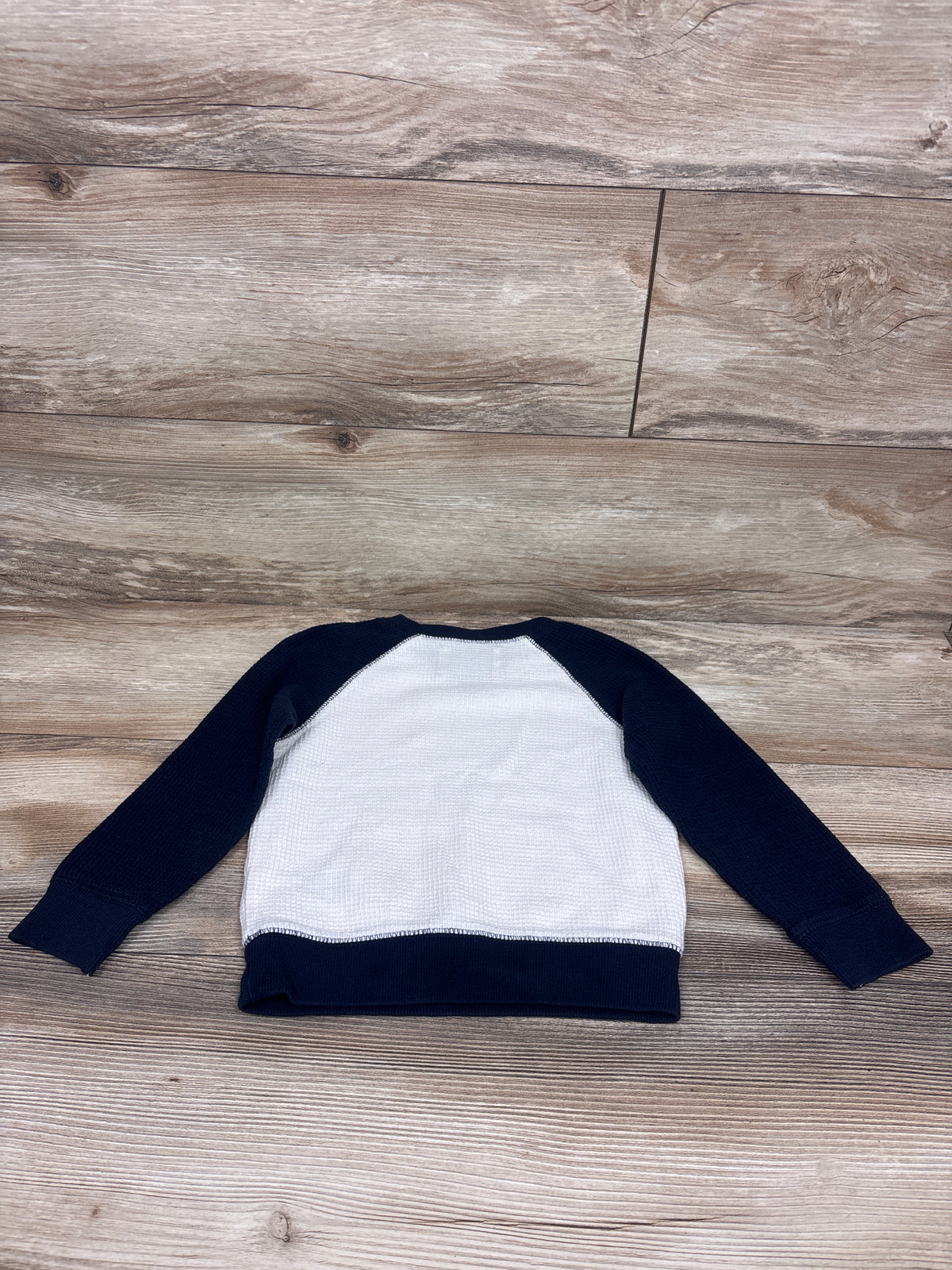 Old Navy Thermal Raglan Shirt Navy sz 3T