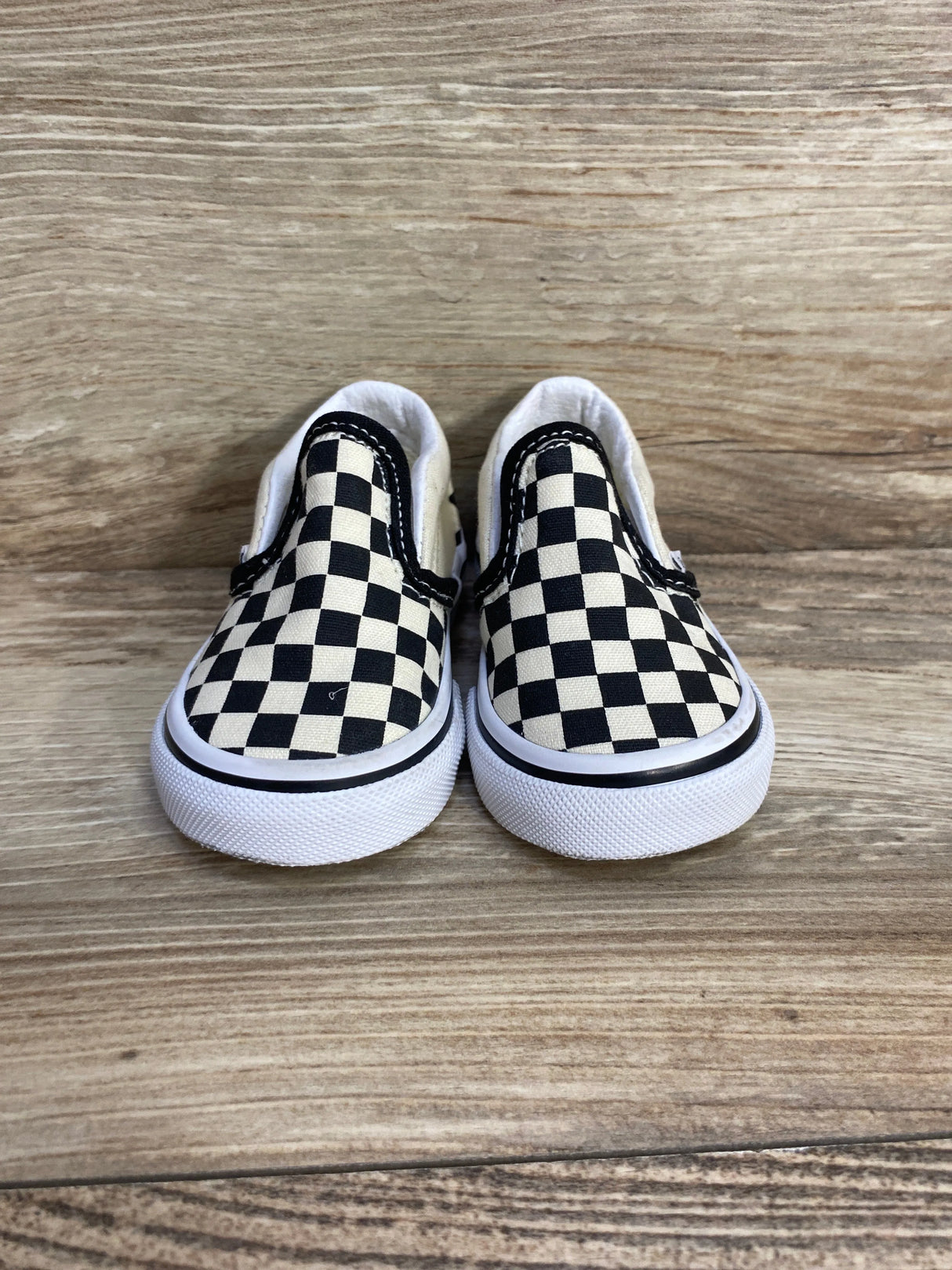 Vans Old Skool Slip-On Checkerboard Sneaker sz 3c