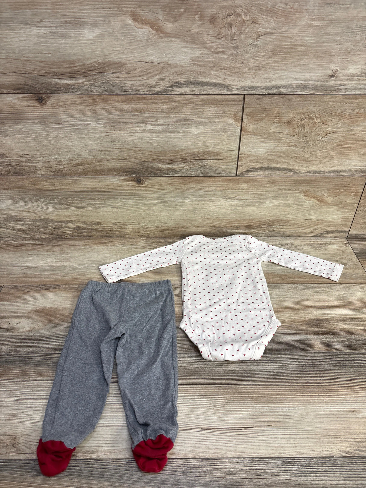 Carter's 2pc Best Girl Ever Bodysuit & Pants Set White sz 9m