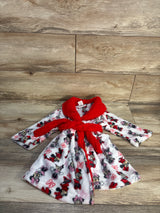 Disney Junior Monnie Mouse Plush Robe Red sz 2T