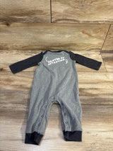 Cat & Jack Center Of Attention Coverall Grey sz 3-6m