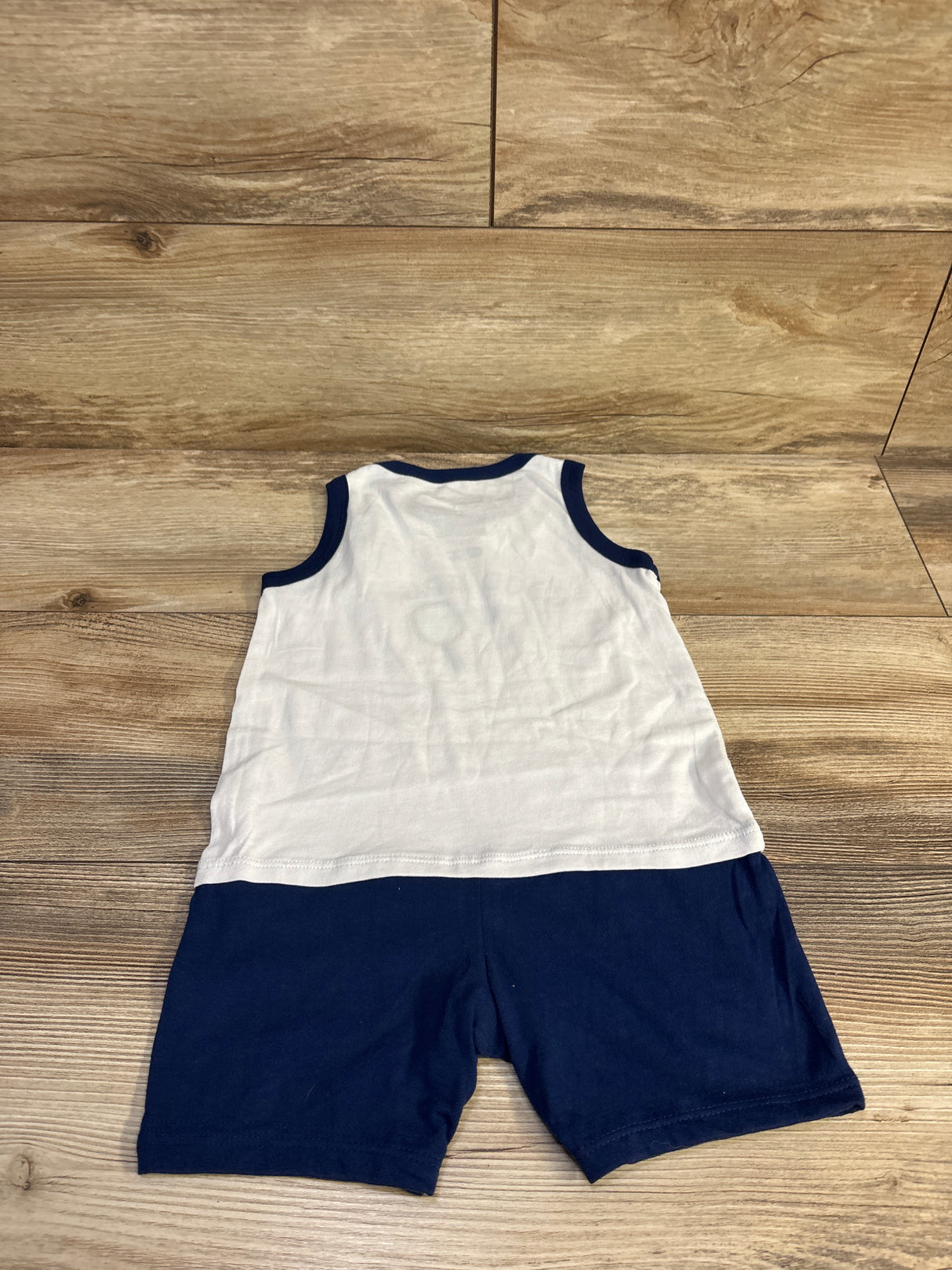 NEW First Impressions Good Sport Shortie Romper White sz 24m