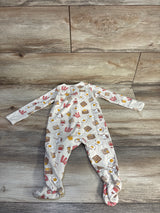 Wonder Nation Breakfast Sleeper Cream sz 6-9m