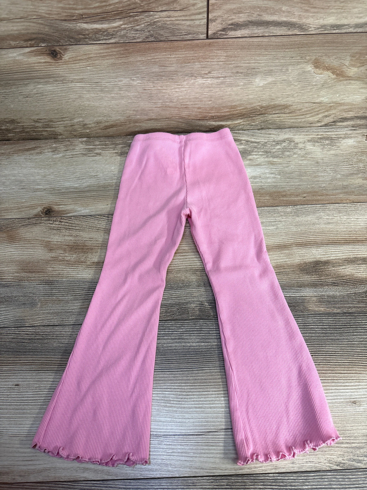 Okie Dokie Ribbed Lettuce Trim Pants Pink sz 3T