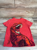 Cat & Jack Dinosaur Shirt Red sz 4-5T