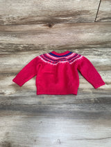 Cat & Jack Fair Isle Sweater Pink sz 6-9m