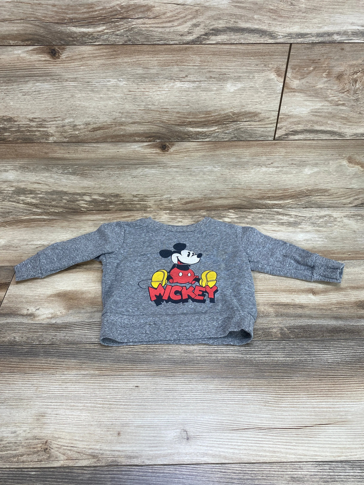 Disney Mickey Mouse Sweatshirt Grey sz 18m