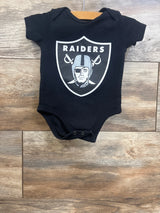 NFL Raiders Bodysuit Black sz 0/3m