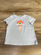 Cat & Jack Rainbow Cone Shirt Blue sz 18m
