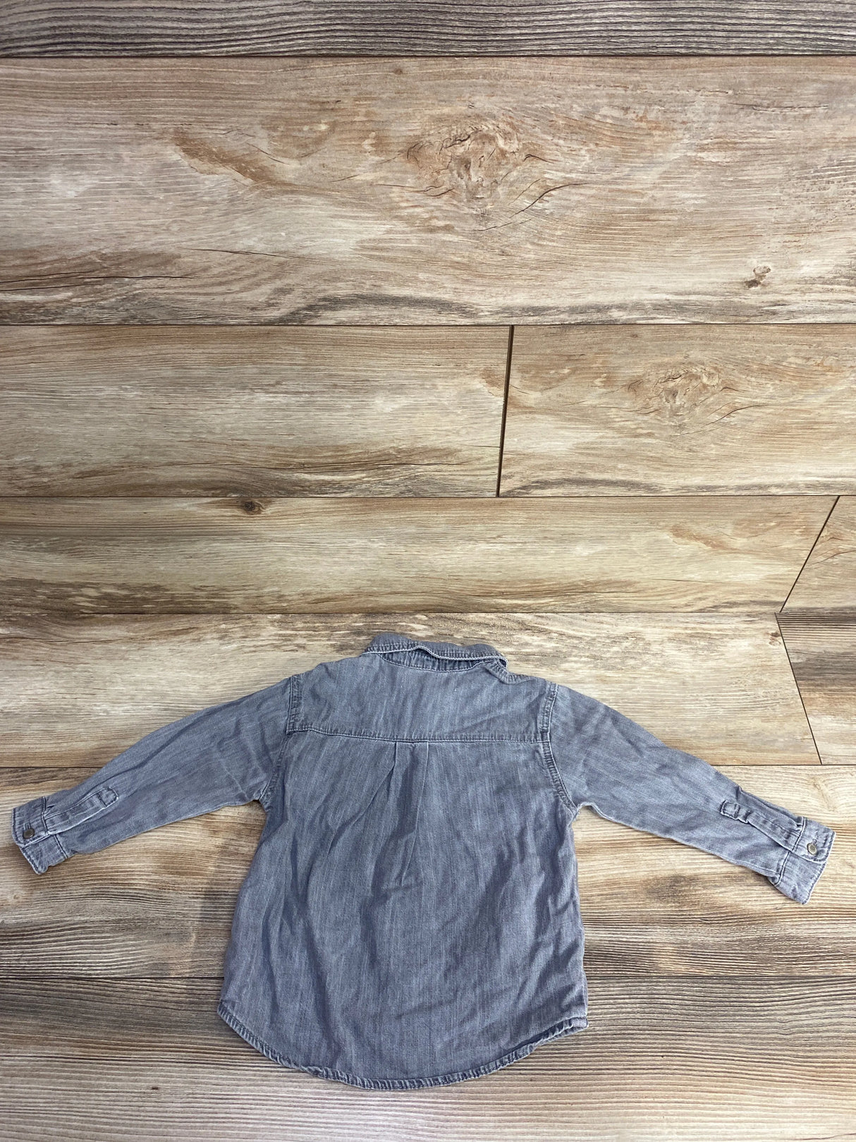 Zara Denim Button Up Shirt Grey sz 18-24m