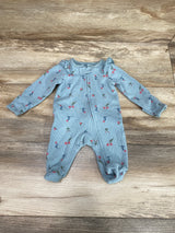 Just One You Floral Sleeper Blue sz Newborn