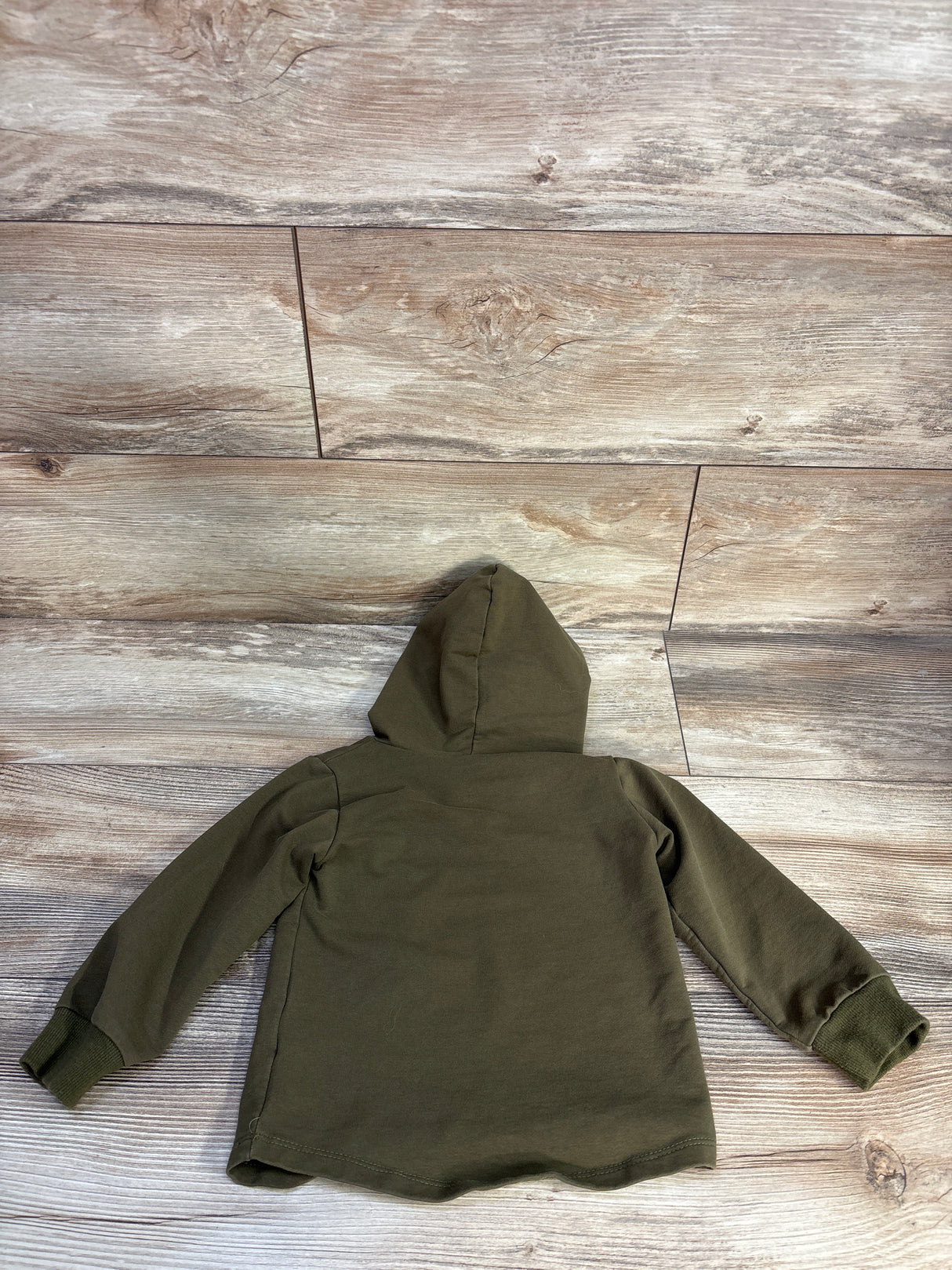Hooded Long Sleeve Shirt Green sz 18-24m