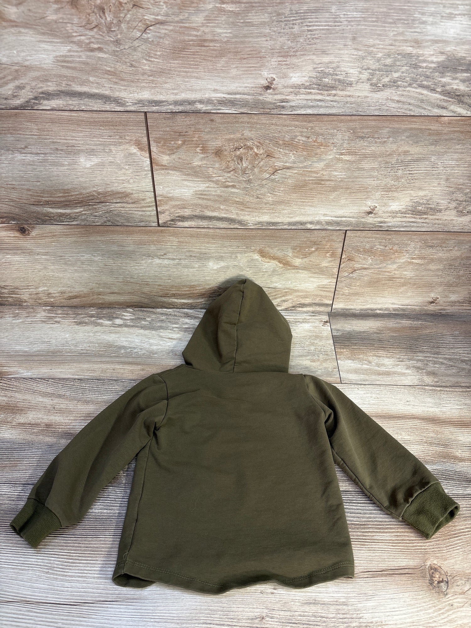 Hooded Long Sleeve Shirt Green sz 18-24m