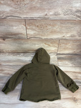 Hooded Long Sleeve Shirt Green sz 18-24m