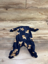 Child Of Mine Blanket Sleeper Navy sz Preemie