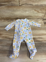 Nine West Floral Sleeper White sz 0-3m