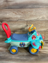 Kiddieland Lights & Sounds Activity Ride On Airplane - Stitch