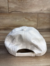 Adjustable Solid White Baseball Cap sz Toddler