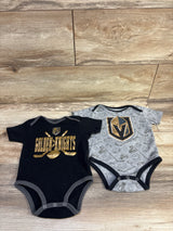 NHL 2pk Golden Knights Bodysuit Grey sz 18m
