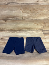 Carter's 2pk Bike Shorts Blue sz 9m