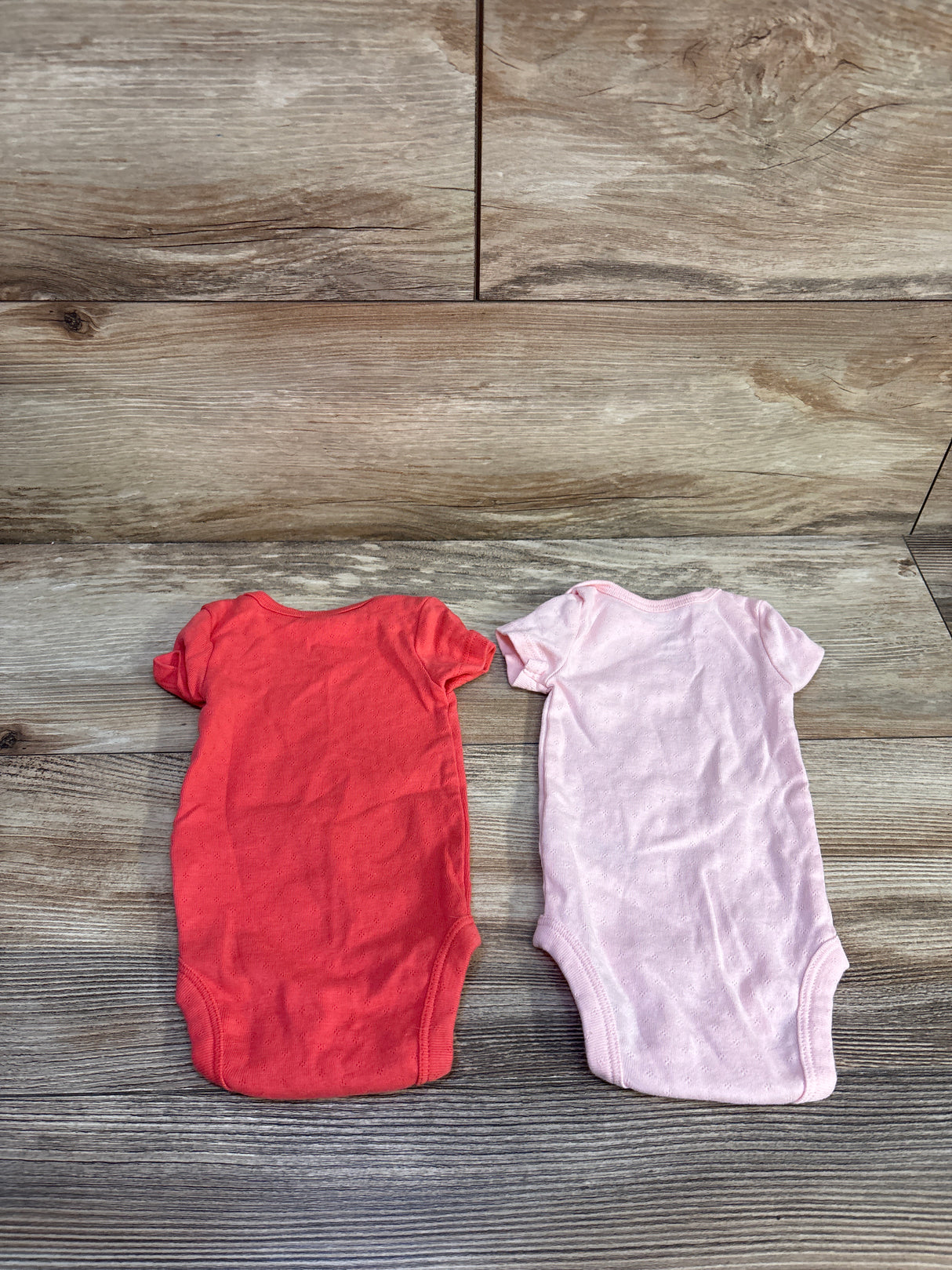 Just One You 2pk Pointelle Bodysuits Pink sz Newborn