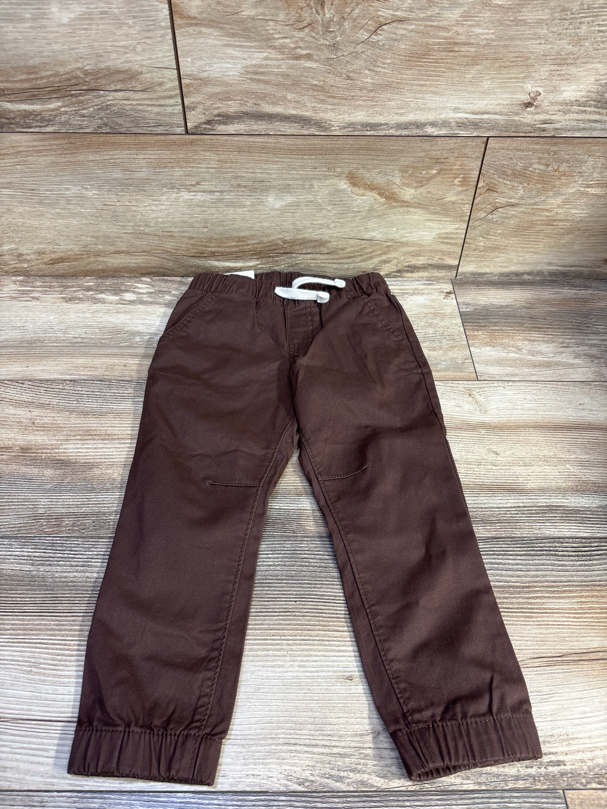 NEW Cat & Jack Drawstring Joggers Brown sz 3T