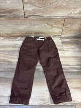 NEW Cat & Jack Drawstring Joggers Brown sz 3T