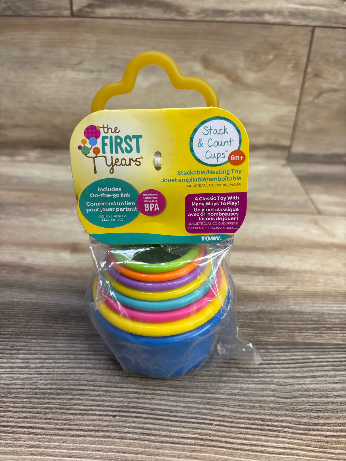 NEW The First Years Stack & Count Stacking Cups 8pc