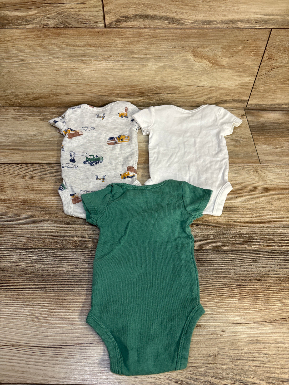 Carter's 3pk Bodysuits White sz Newborn
