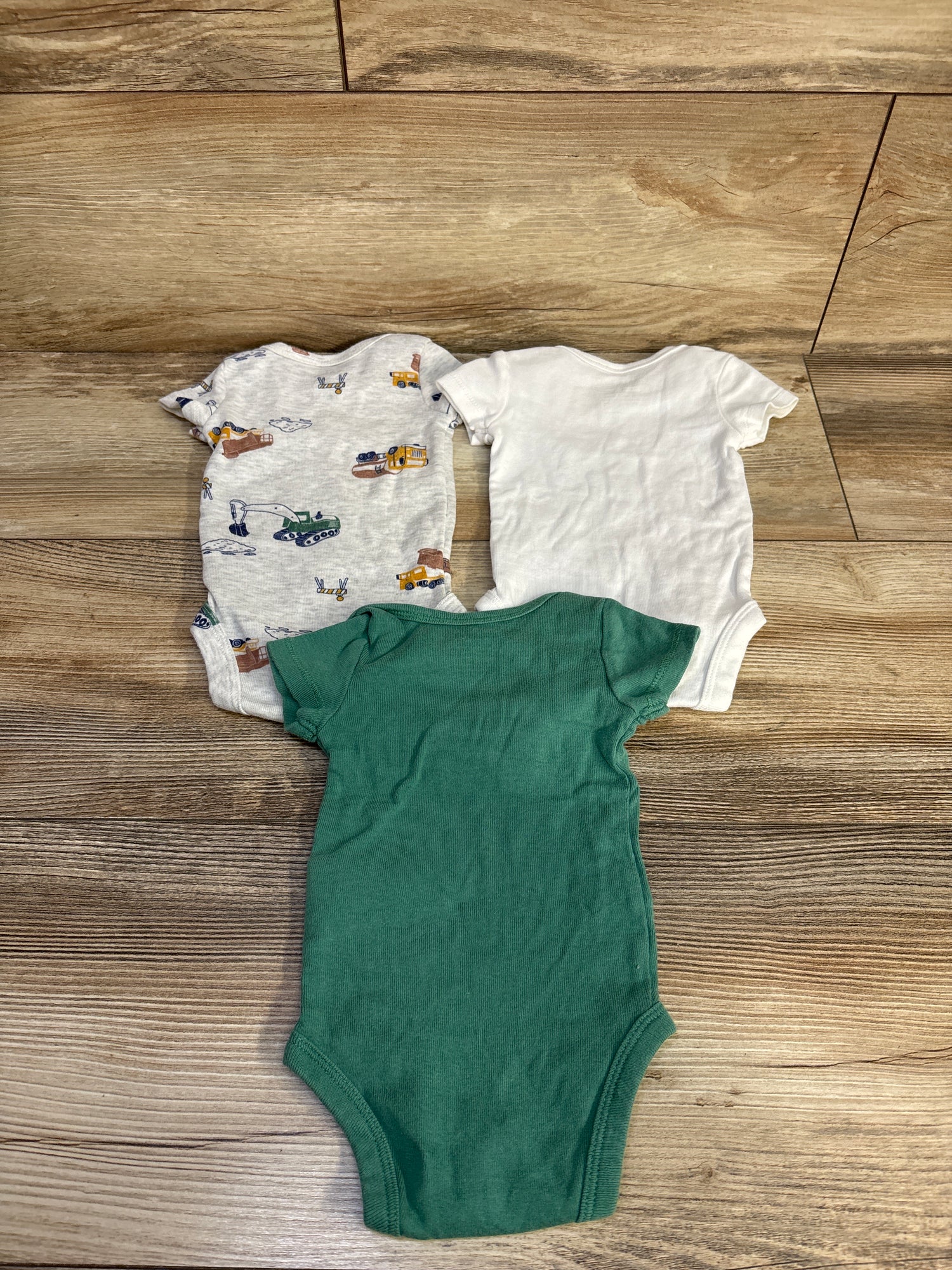 Carter's 3pk Bodysuits White sz Newborn