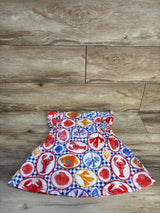 Janie & Jack Ocean Icon Ruffle Sleeve Dress White sz 2T