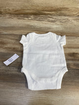 NEW Baby Gap Logo Bodysuit White sz Newborn - Me n Mommy To Be