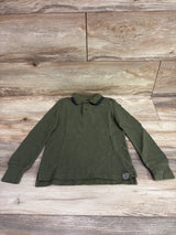 Baby Gap Long Sleeve Polo Shirt Green sz 4/5T