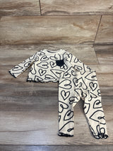 Cat & Jack 2pc Ribbed Shirt & Bottoms Set Beige sz 0-3m