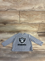 NFL Team Apparel Raiders Shirt Grey sz 12m